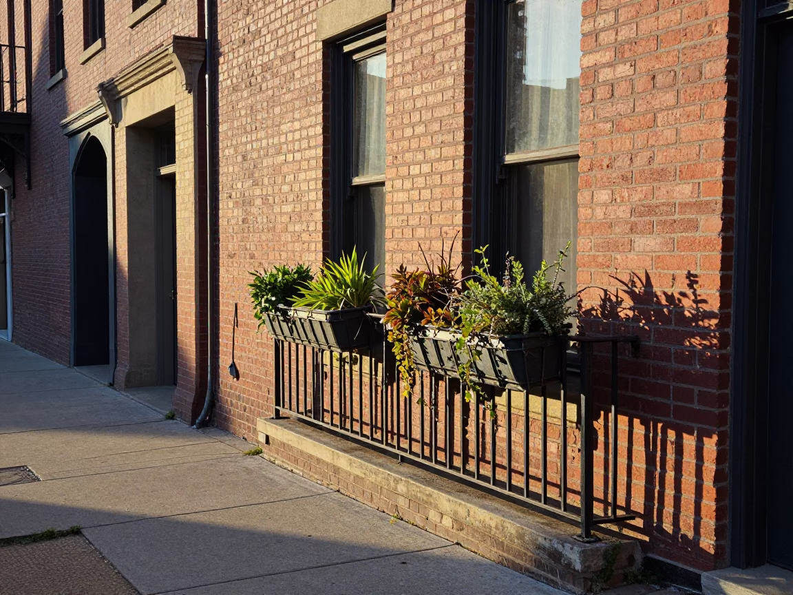 Street Scene just after sunrise in Nashville in in Nashville, Tennessee, United States