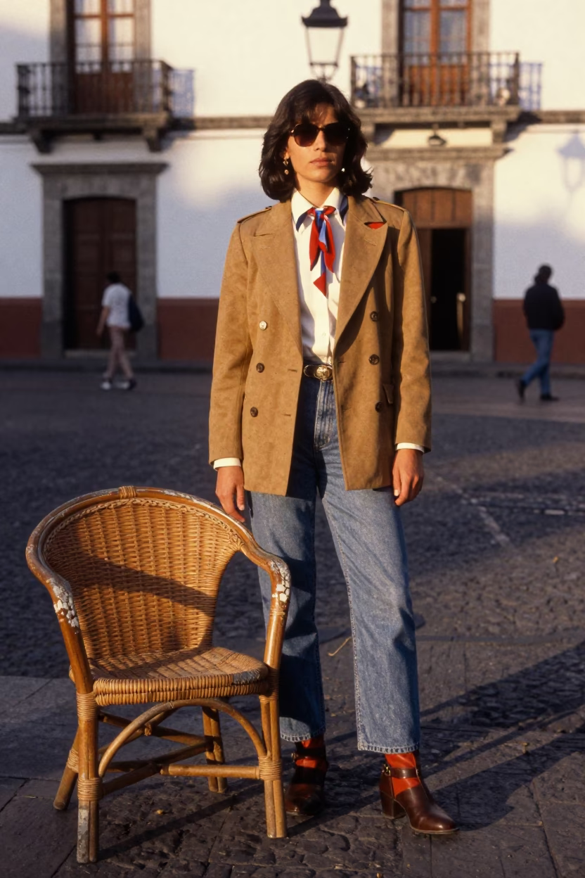 Street Style at The Late Afternoon Light in Quito in in Quito, Ecuador