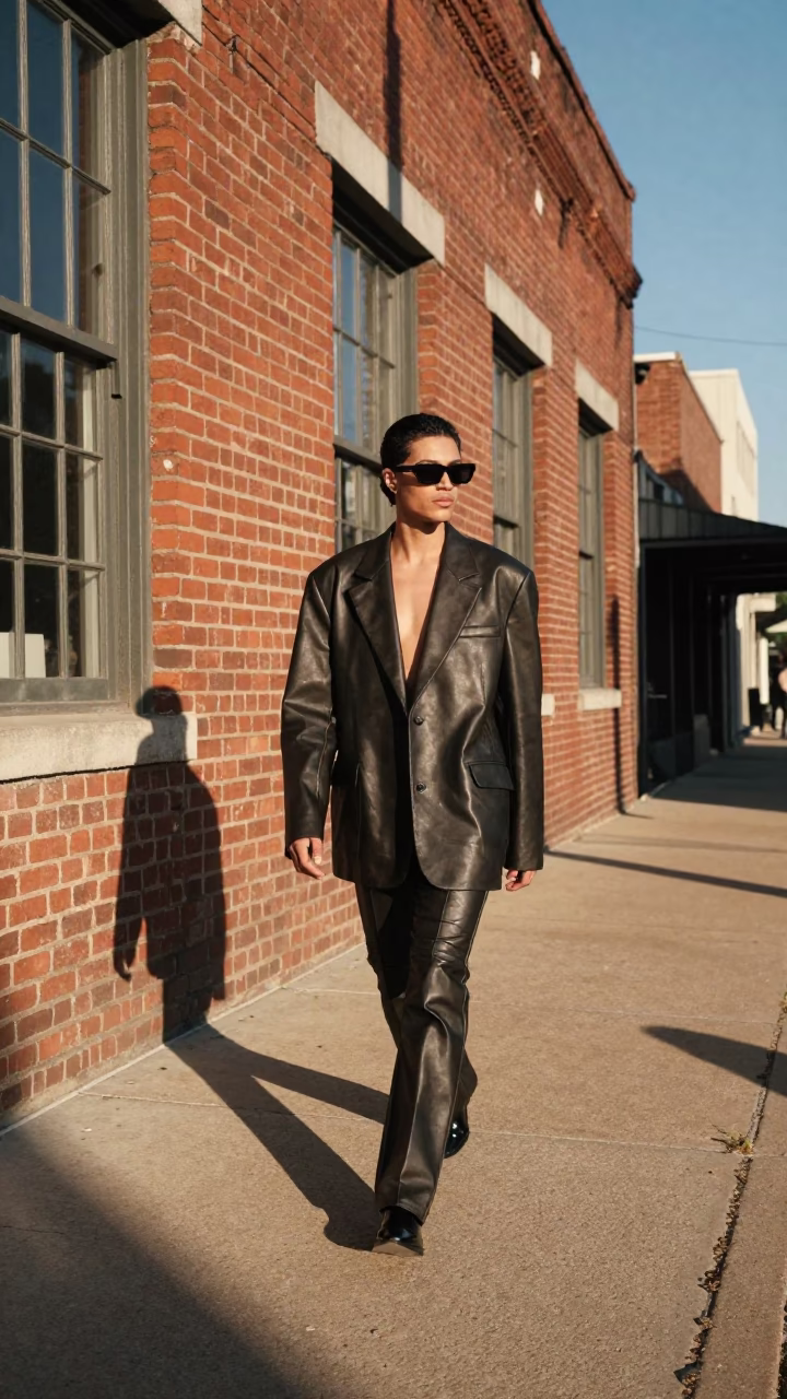 Street Style in Austin at The Early Afternoon Light in in Austin, Texas, United States