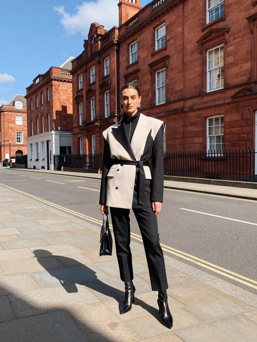 Street Style in Bristol at Midday Light in in Bristol, United Kingdom