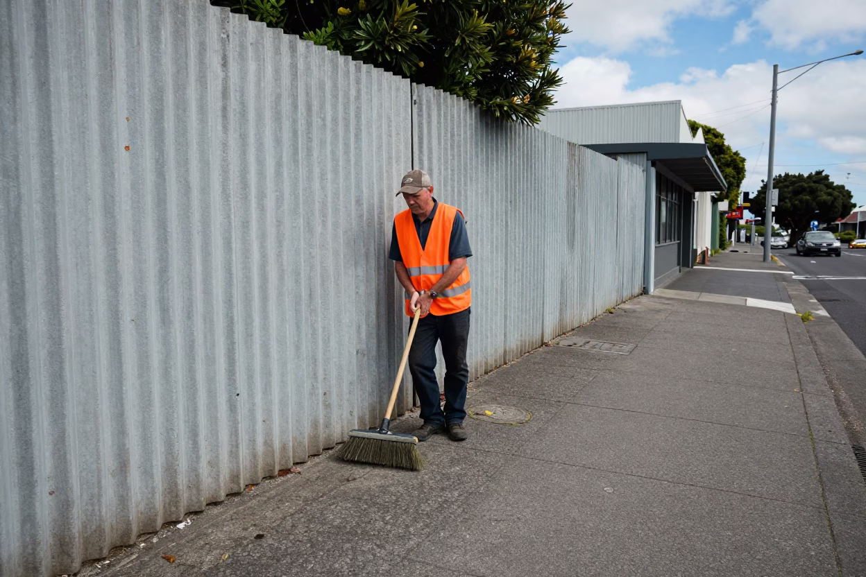Street Sweeper in Auckland in in Auckland, New Zealand