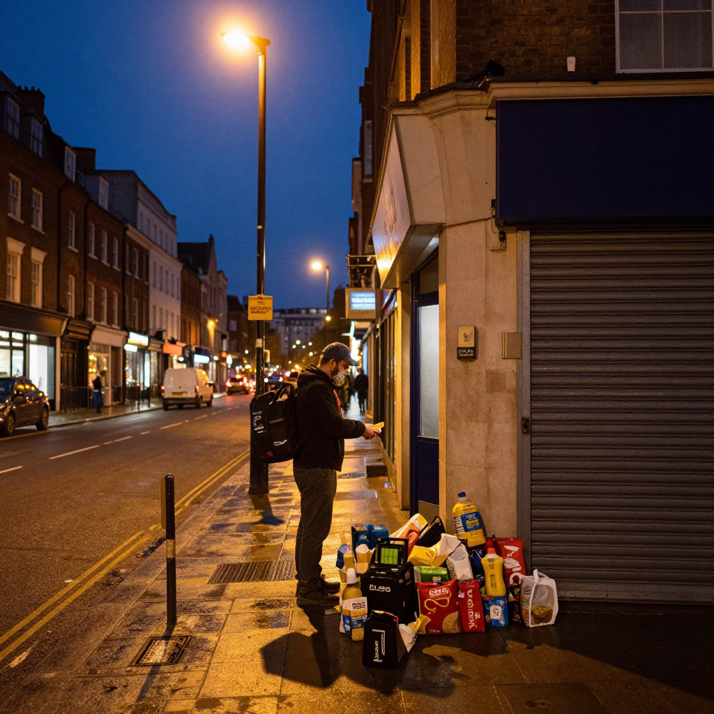 Street Transaction in London in in London, United Kingdom
