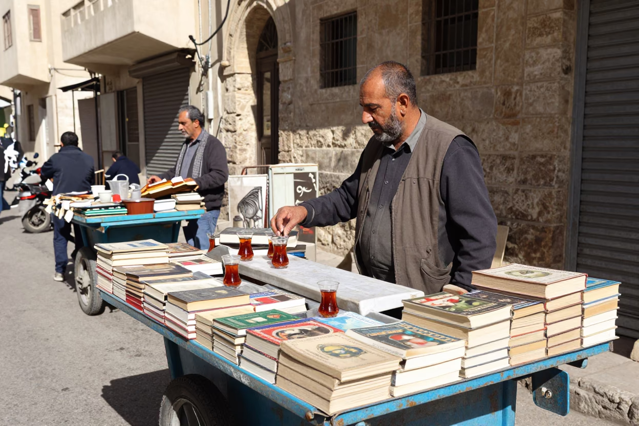 Street Vendor in Alexandria in in Alexandria, Egypt