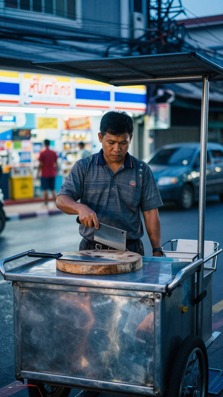 Street Vendor in Bangkok in in Bangkok, Thailand
