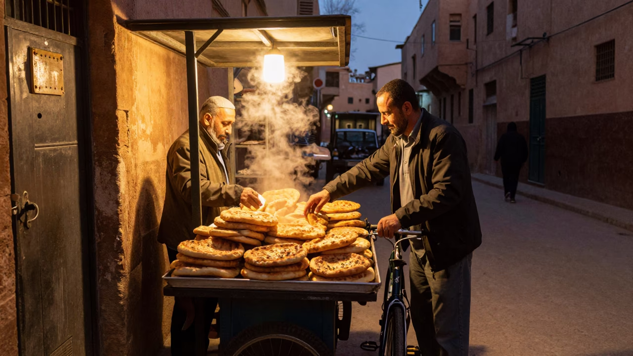 Street Vendor in Fez in in Fez, Morocco