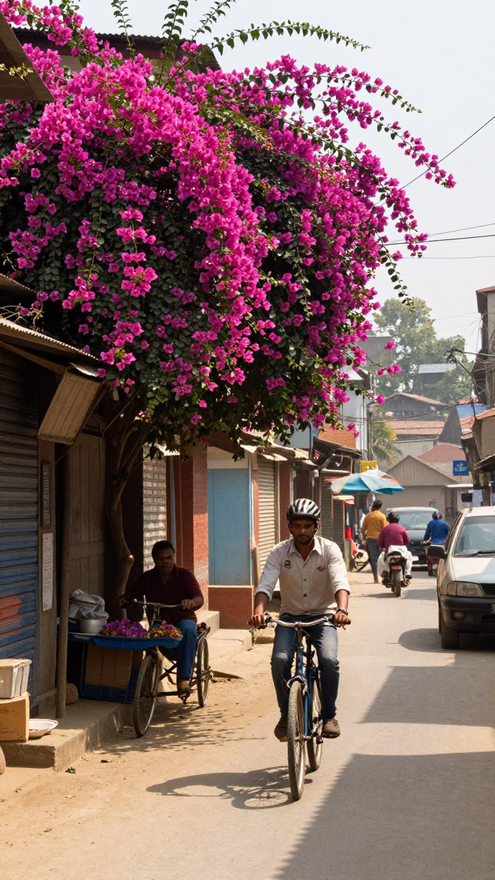 Street Vendor in Kathmandu in in Kathmandu, Nepal