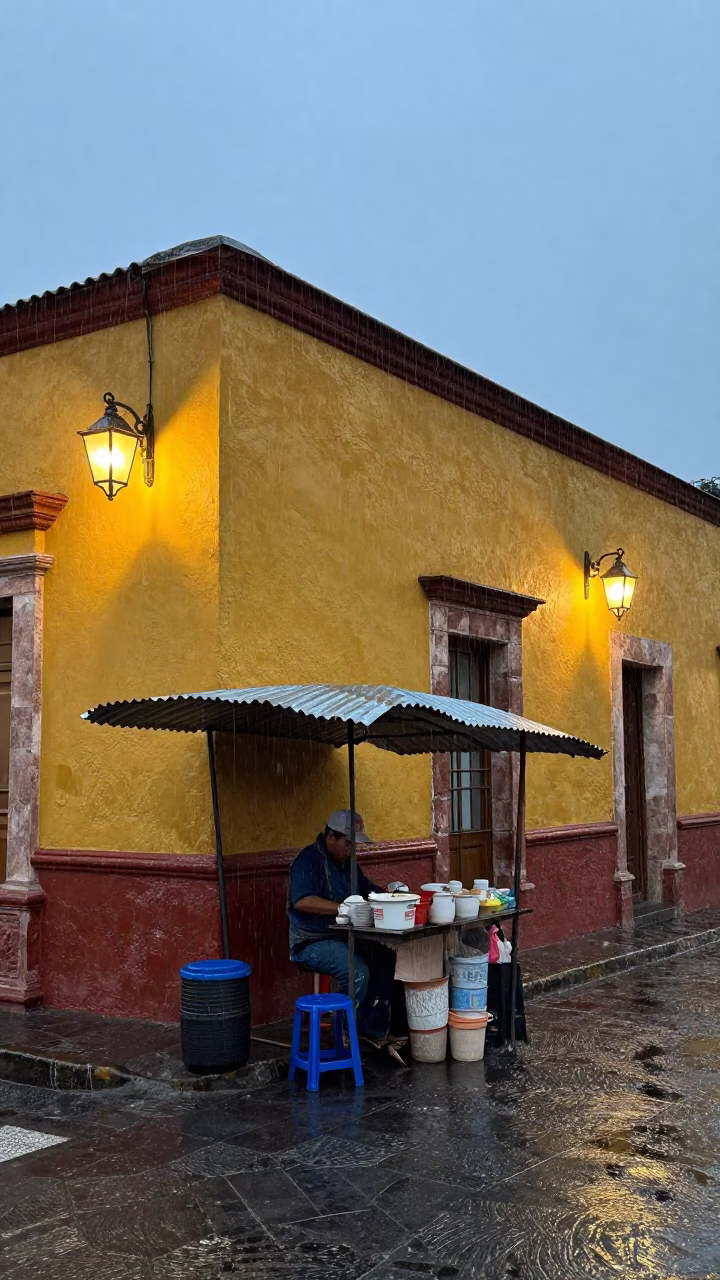 Street Vendor in Merida in in Merida, Mexico