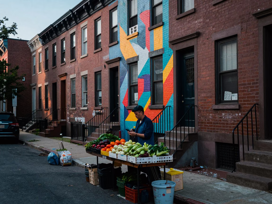 Street Vendor in Philadelphia in in Philadelphia, Pennsylvania, United States