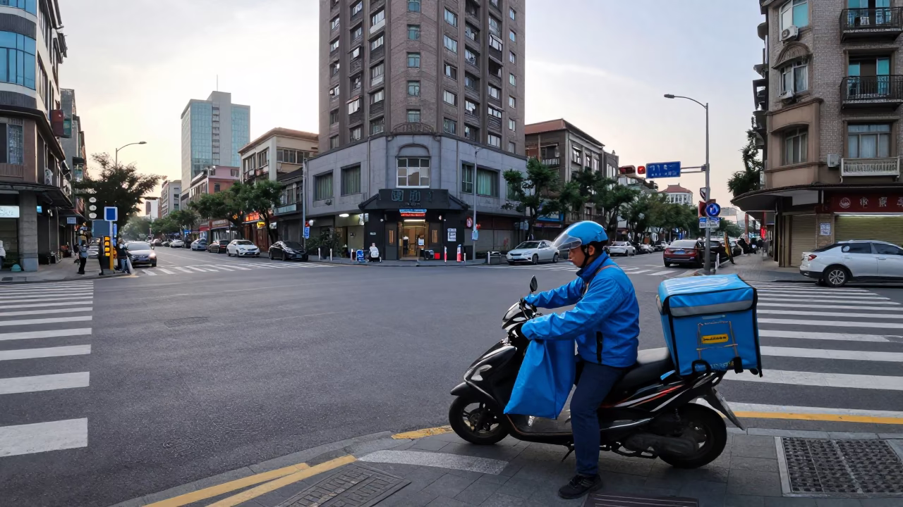 Street Vendors in Taipei in in Taipei, Taiwan