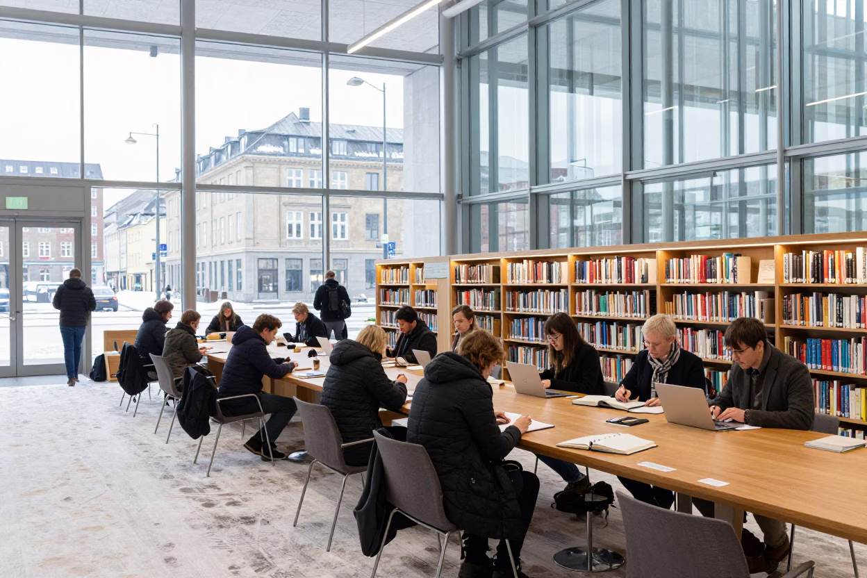 Street View in Copenhagen in in Copenhagen, Denmark