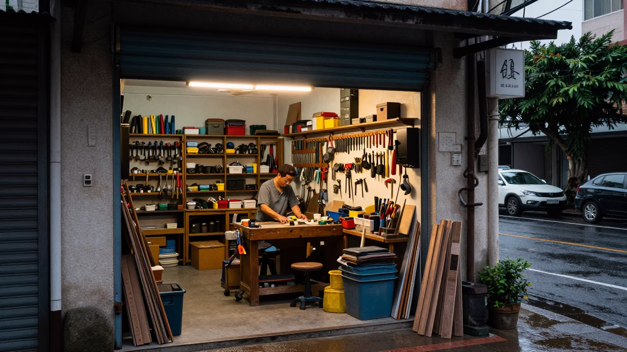 Street View in Kaohsiung in in Kaohsiung, Taiwan