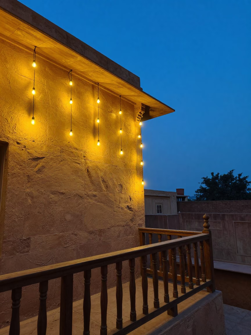 String Lights in Jaipur in in Jaipur, India
