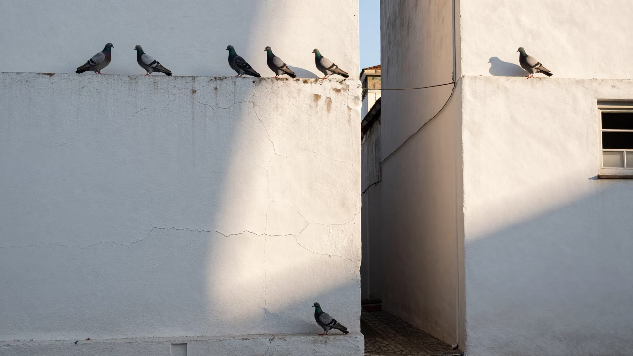 Stucco Wall just after sunrise in Rio De Janeiro in in Rio de Janeiro, Brazil
