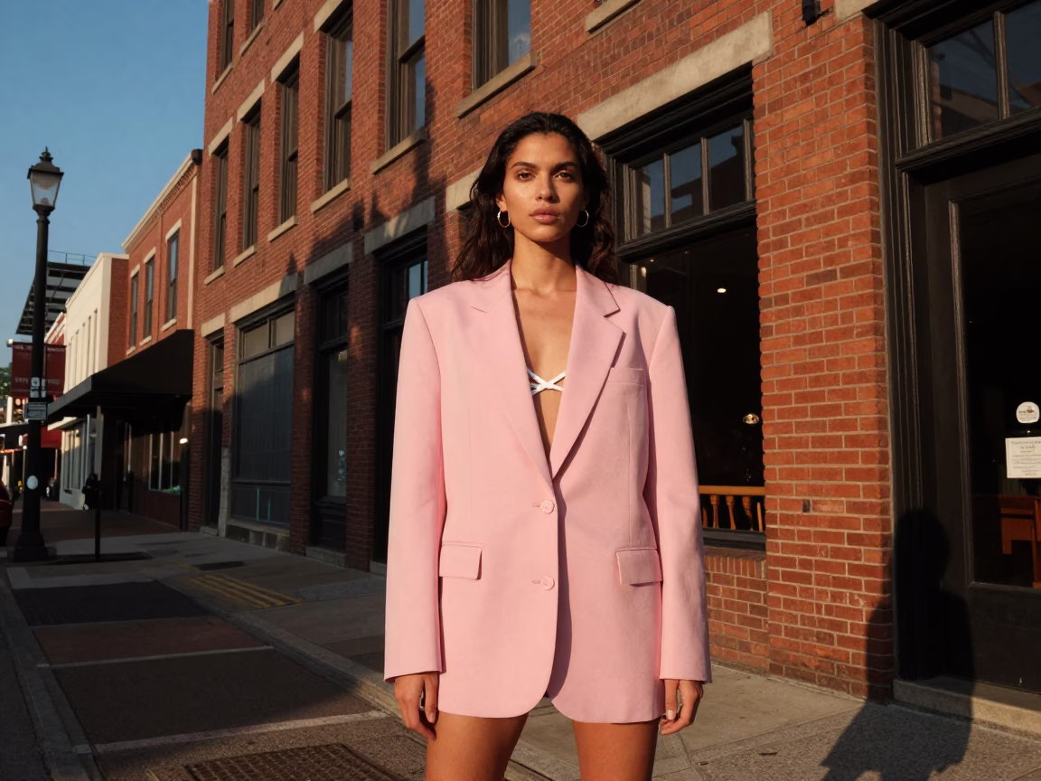 Style Portrait in Nashville at Clear Late-afternoon Light in in Nashville, Tennessee, United States