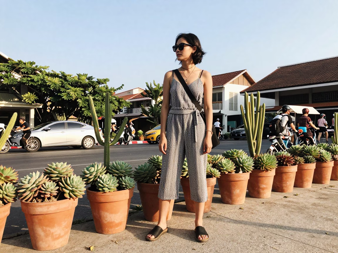 Style Portrait in Phuket at The Early Afternoon Light in in Phuket, Thailand