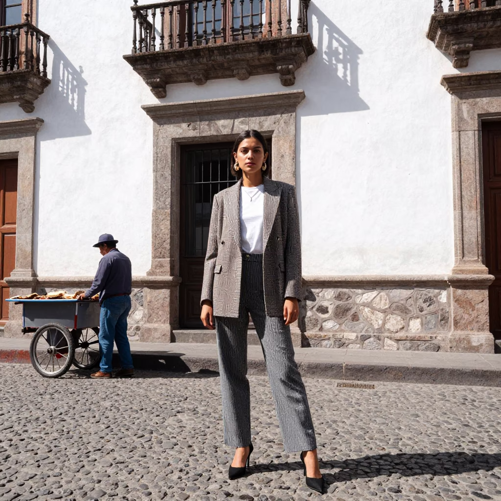 Style Portrait in Quito at Midday Light in in Quito, Ecuador