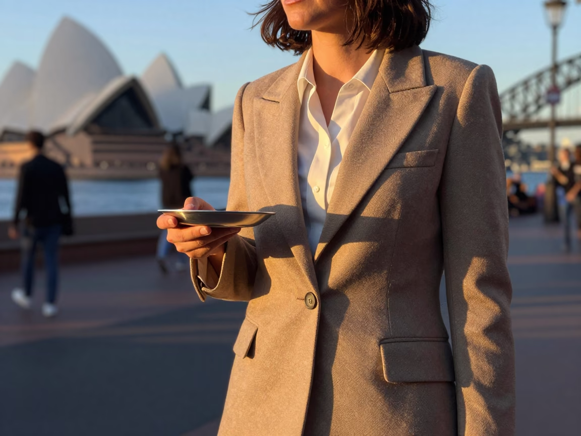 Style Portrait in Sydney at The Early Morning Light in in Sydney, New South Wales, Australia