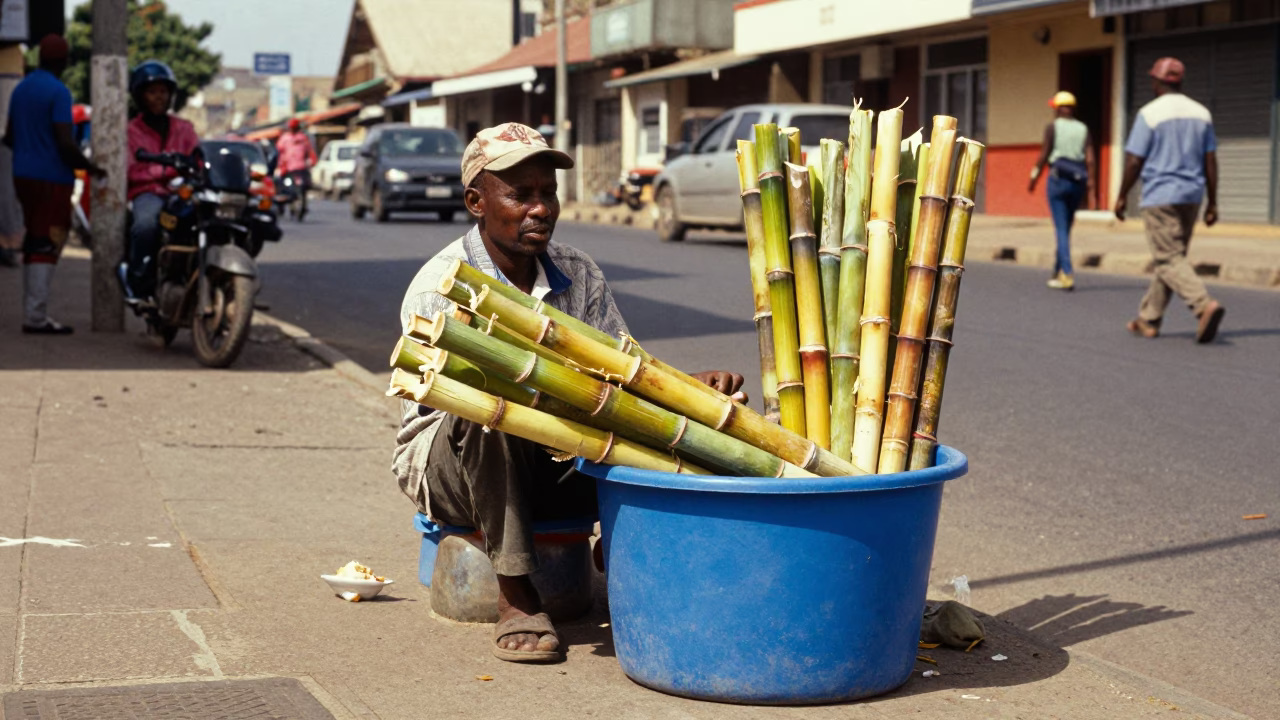 Sugar Cane in Durban in in Durban, South Africa