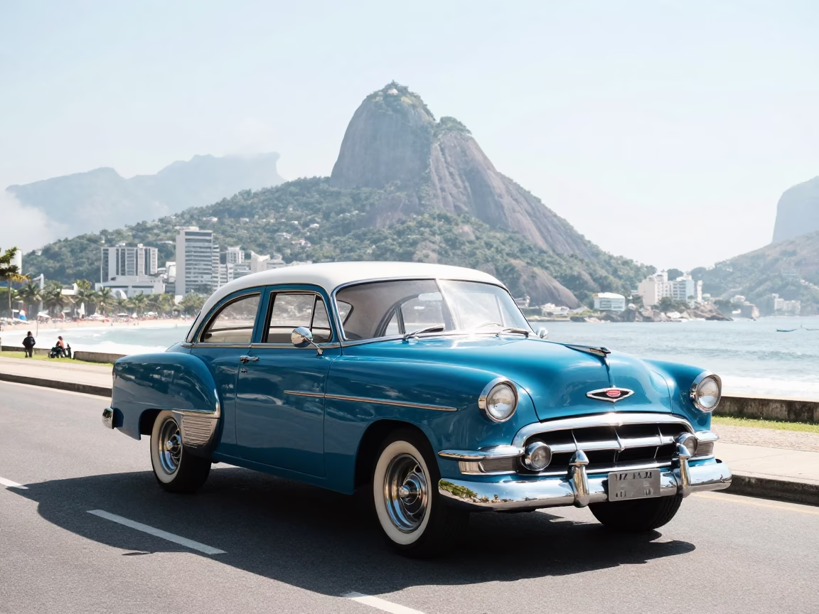 Sugarloaf Mountain at Bright Midmorning Light in Rio De Janeiro in in Rio de Janeiro, Brazil