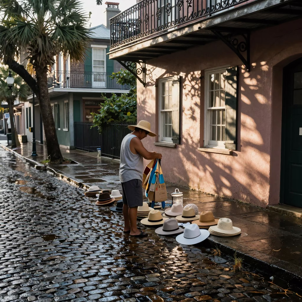 Sun Hats in Charleston in in Charleston, South Carolina, United States