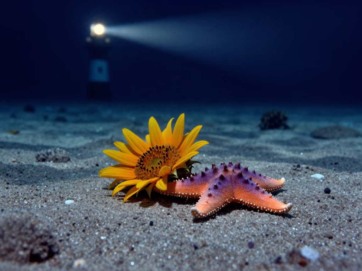 Sunflower Starfish Midnight Hunt Salvador Coast in near Salvador