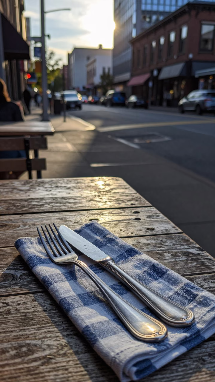 Sunlight and Street Life in Portland Oregon Late Afternoon Photography in in Portland, Oregon, United States
