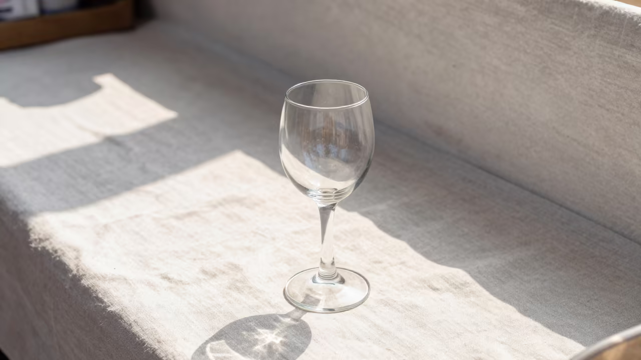 Sunlight Through Glass on Linen in Rajshahi Market in at a market stall counter in Rajshahi
