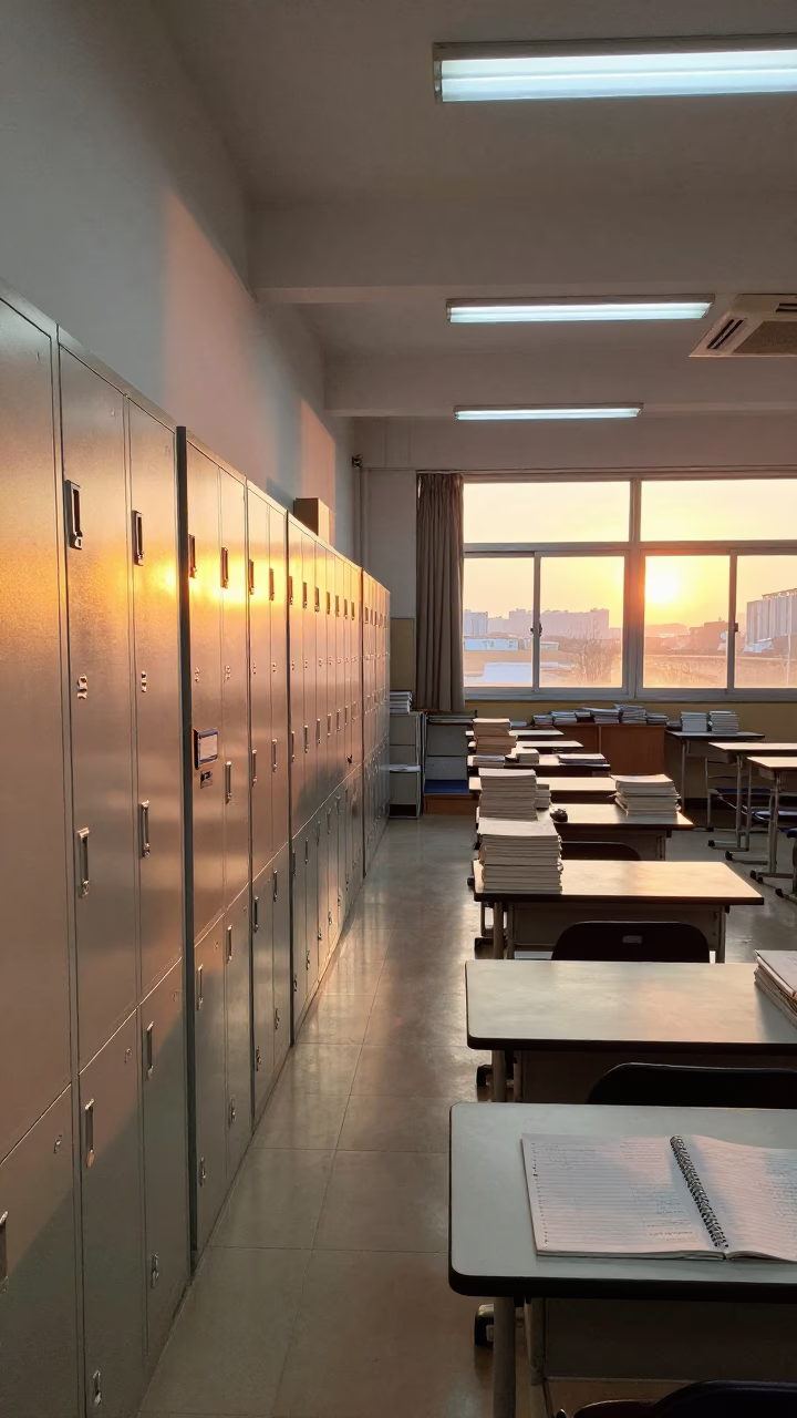 Sunlit Art Classroom Study Hall Daejeon in inside an art classroom in Daejeon