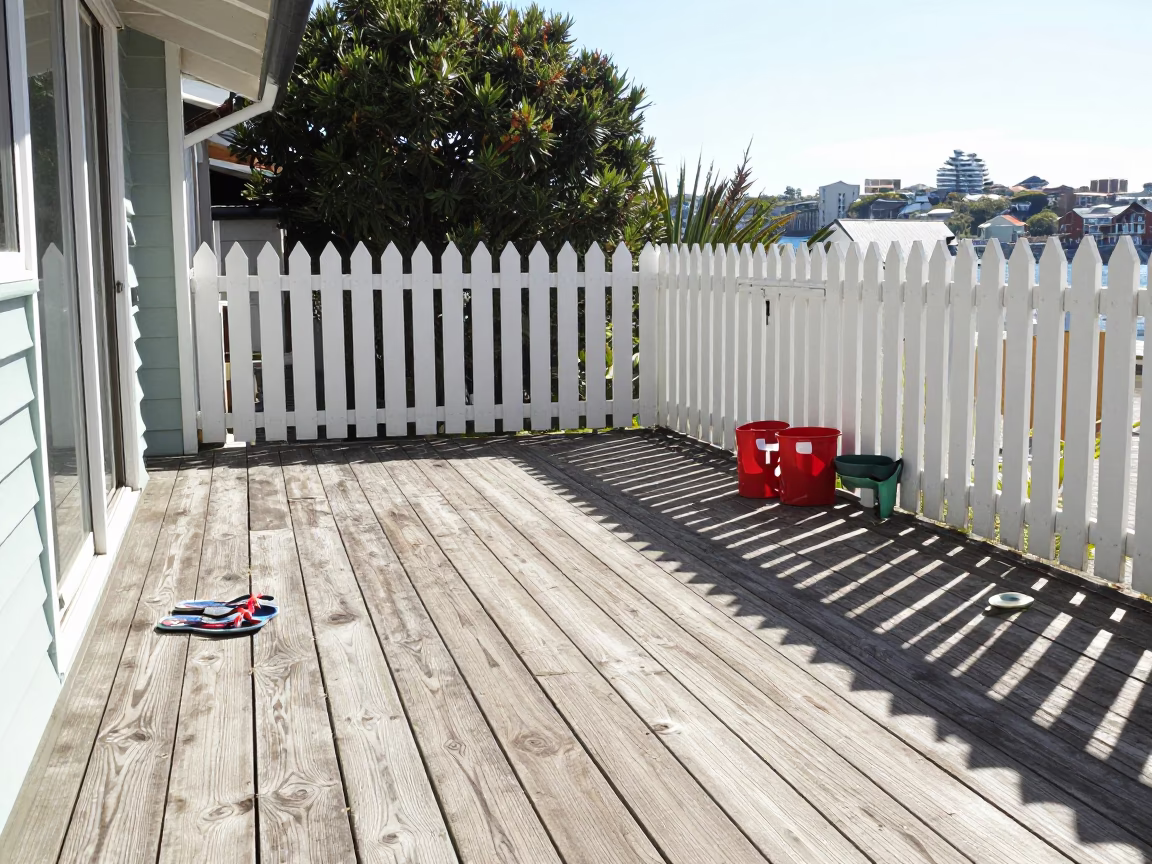 Sunlit Deck in Sydney in in Sydney, New South Wales, Australia