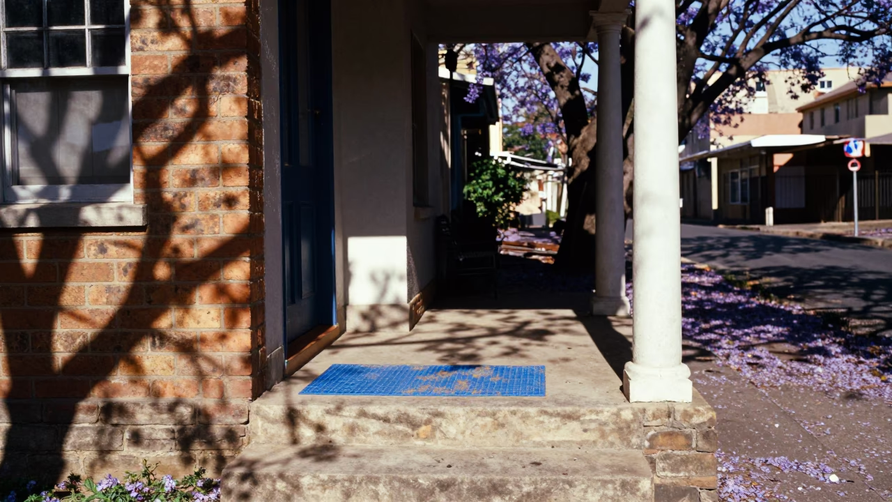 Sunlit Stoep in Johannesburg in in Johannesburg, South Africa