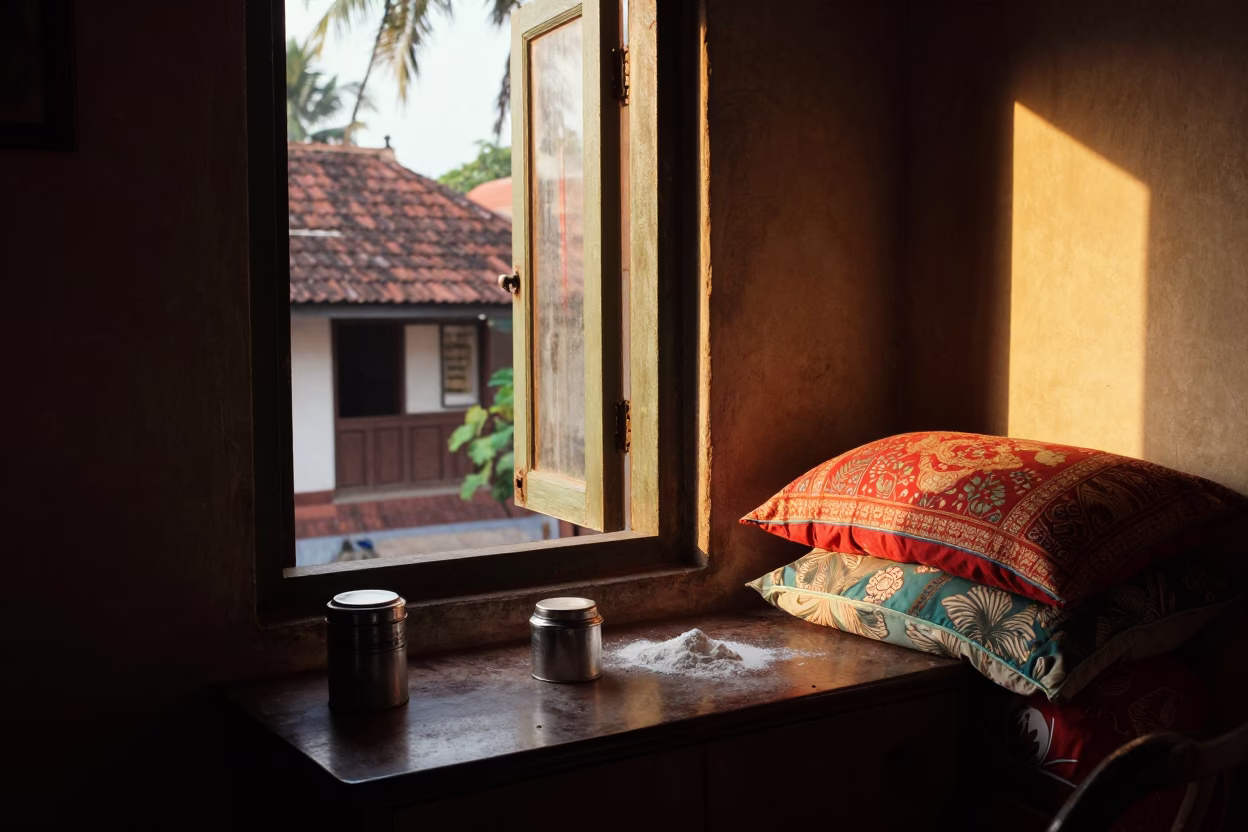 Sunlit Vanity in Kochi in in Kochi, India