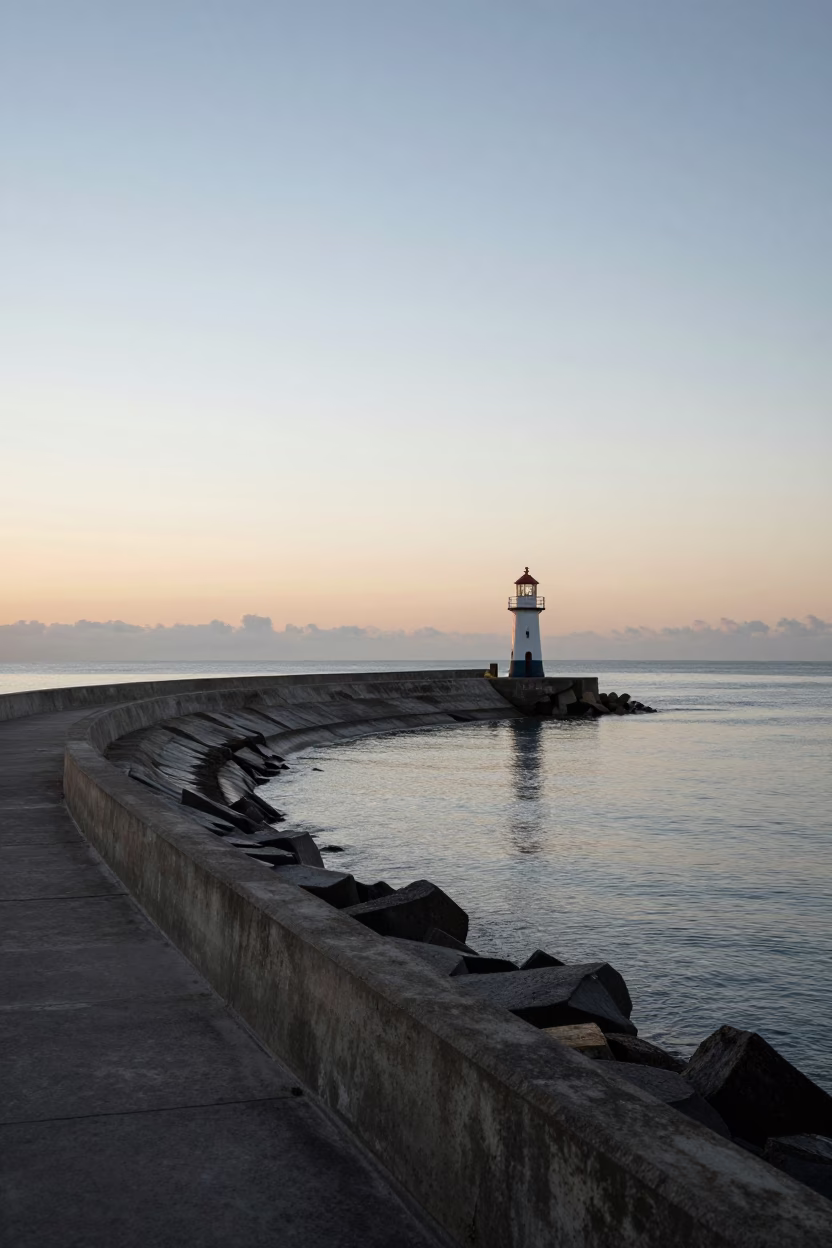 Sunrise just after sunrise in Salvador in in Salvador, Brazil