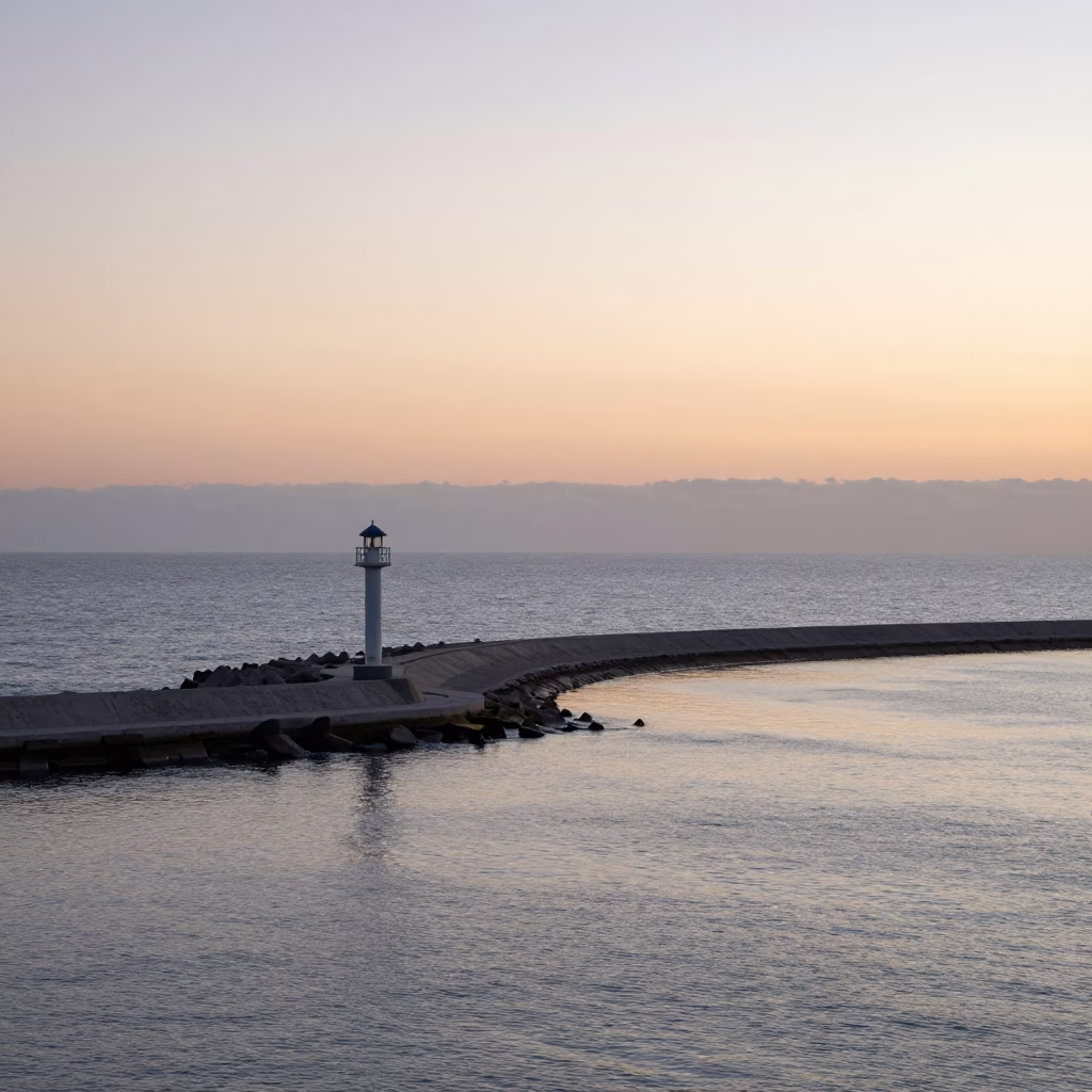 Sunrise just after sunrise in Valencia in in Valencia, Spain