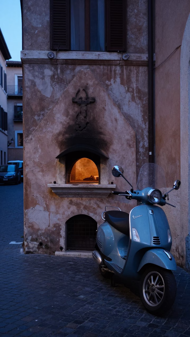 Sunrise Light on Before Sunrise in Rome in in Rome, Italy
