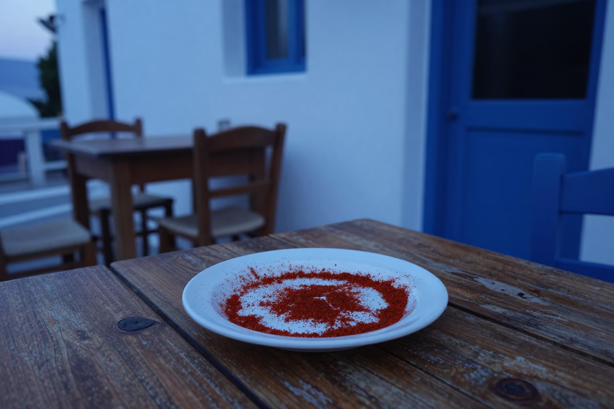 Sunrise Light on Candid Moment in Athens in in Athens, Greece