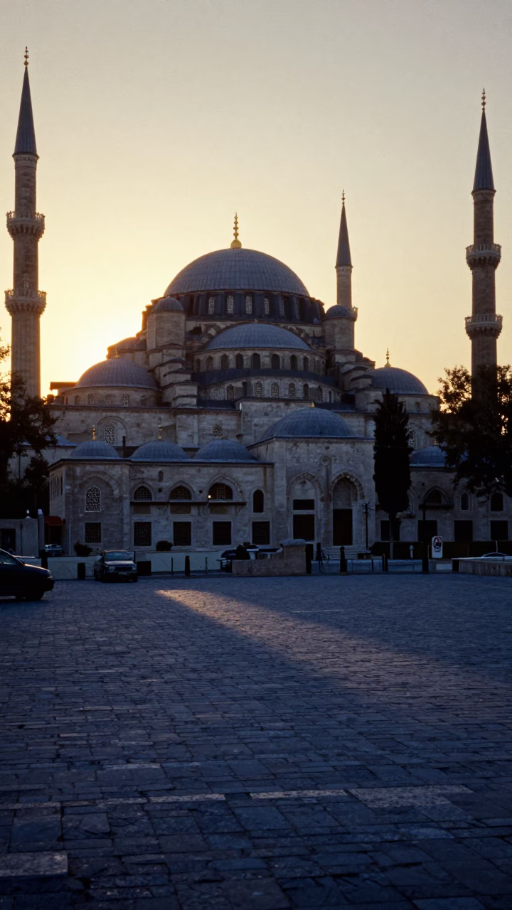 Sunrise Light on Dawn in Alexandria in in Alexandria, Egypt