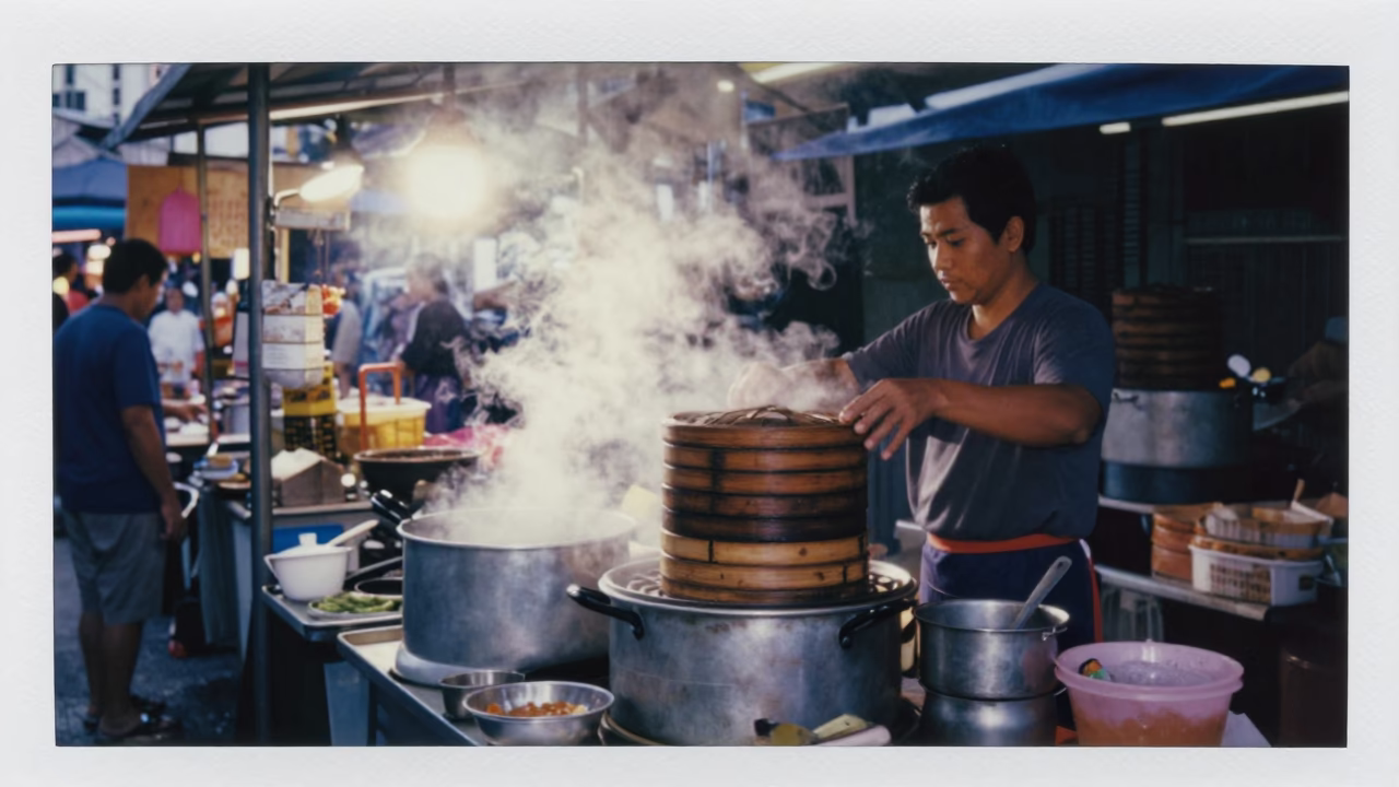 Sunrise Light on Morning Activity in Kuala Lumpur in in Kuala Lumpur, Malaysia