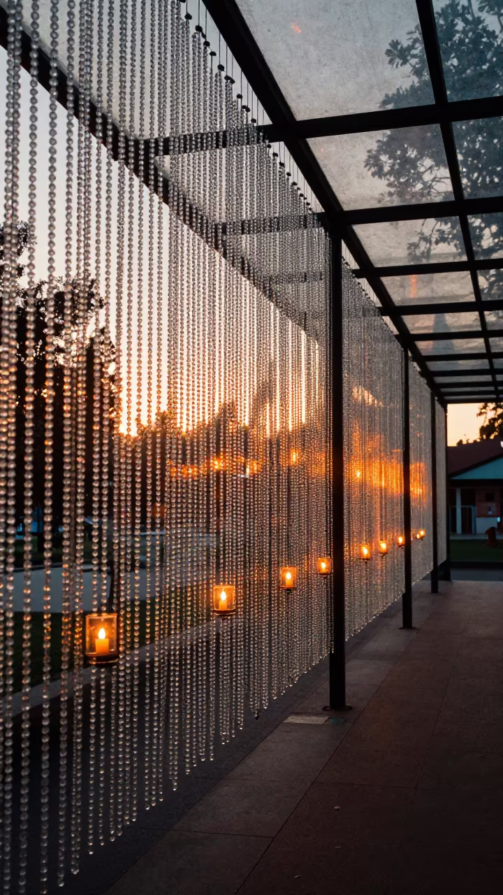 Sunset Beads in Aizawl Glass Arcade in inside a glass-roofed arcade in Aizawl