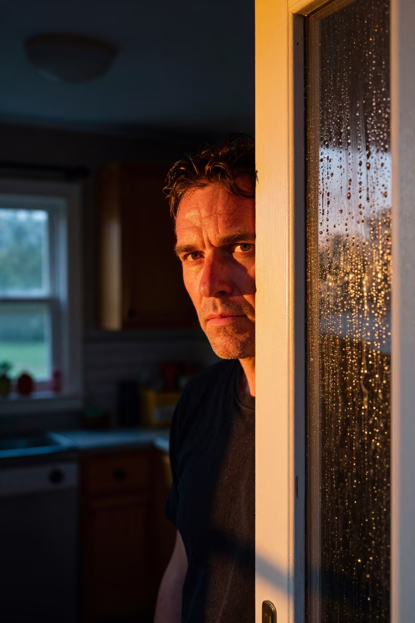 Sunset Face Half-Lit Kitchen Doorway Madison Storm in near Madison