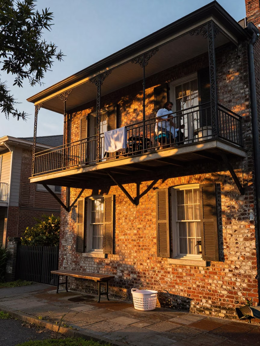 Sunset Glow in Charleston at Sunset Light in in Charleston, South Carolina, United States