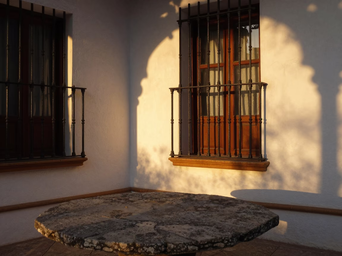 Sunset Light at Sunset Light in Seville in in Seville, Spain