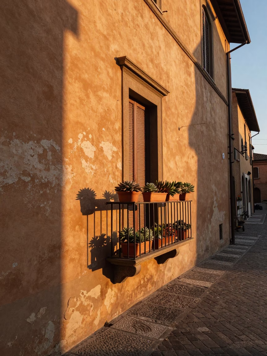 Sunset Light in Bologna at Sunset Light in in Bologna, Italy