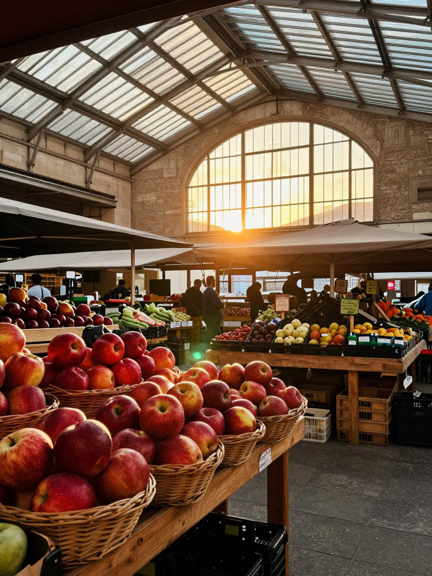 Sunset Light in Valencia at Sunset Light in in Valencia, Spain