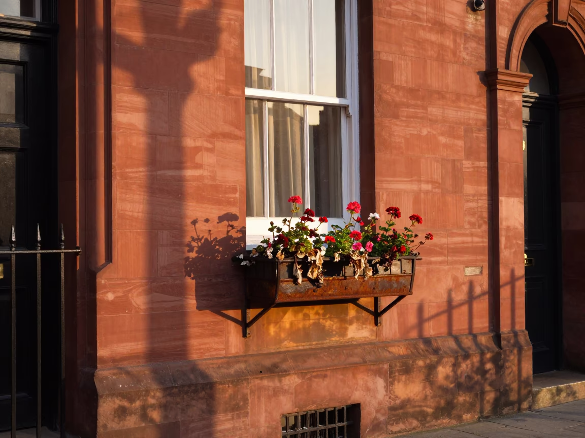 Sunset Light on Sunset Light in Liverpool in in Liverpool, United Kingdom