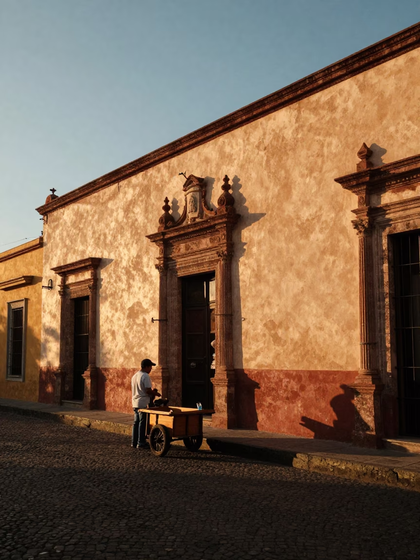 Sunset Light on Sunset Light in Mexico City in in Mexico City, Mexico