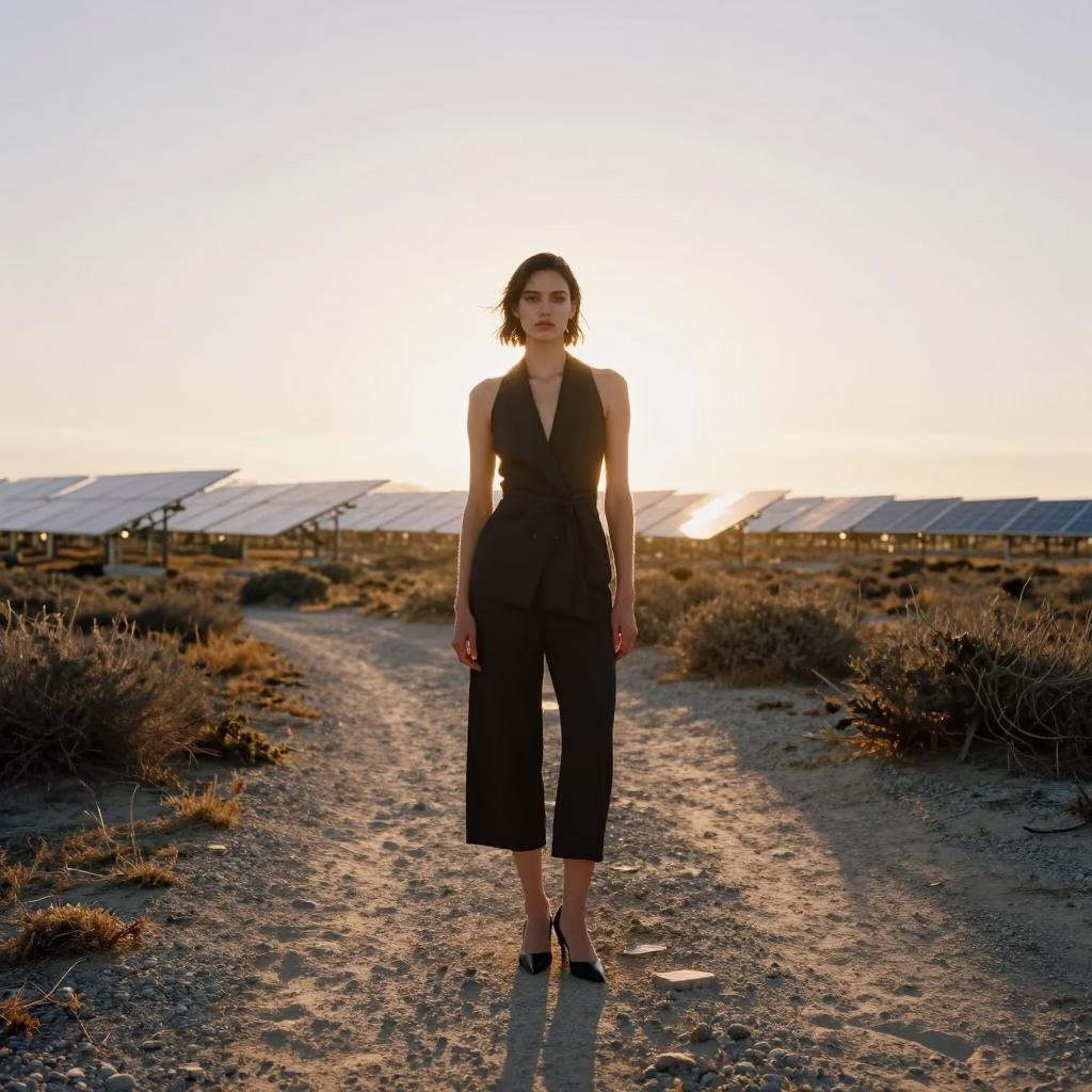 Sunset Portrait in San Diego at Sunset Light in in San Diego, California, United States