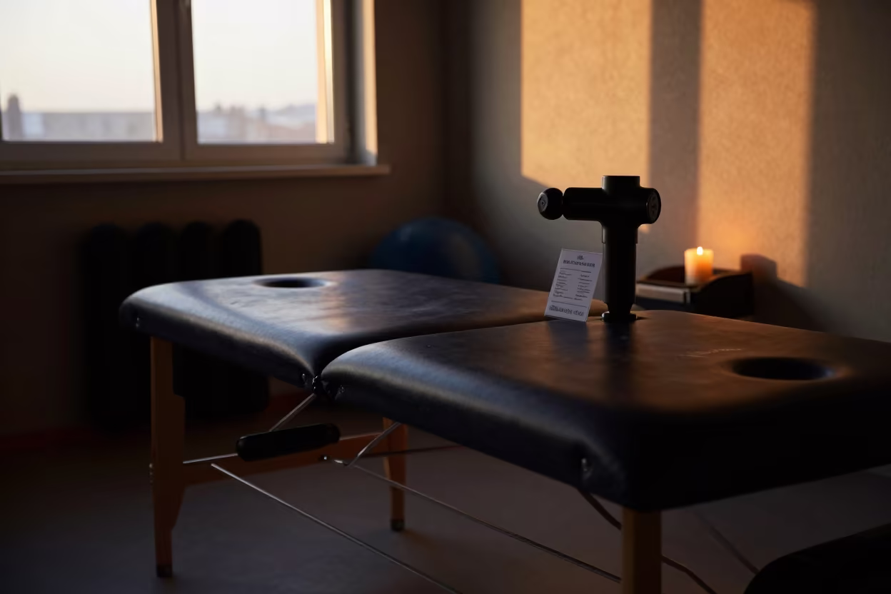 Sunset Silhouette of Gym Recovery Counter in at a gym check-in desk near Ahvaz