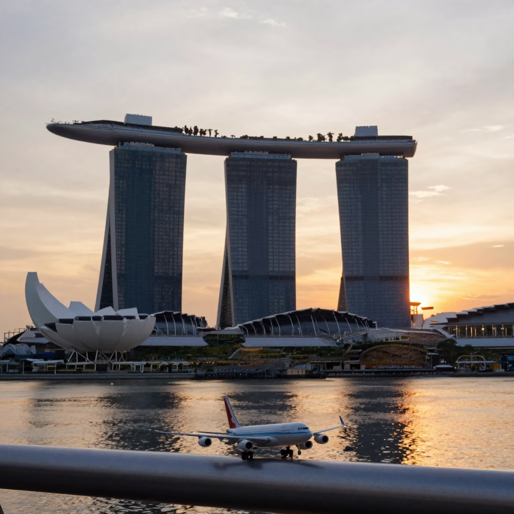 Sunset View at Sunset Light in Singapore in in Singapore, Singapore