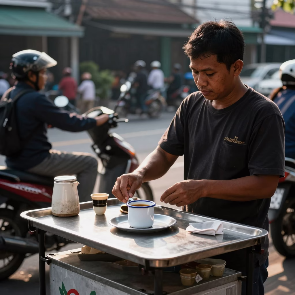 Surabaya Morning Sunlight at The Late Morning Light in in Surabaya, Indonesia