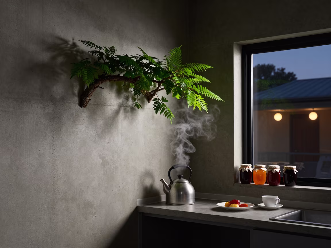 Surreal Pantry Kettle and Horizontal Tree in in a breakfast nook near Port Elizabeth